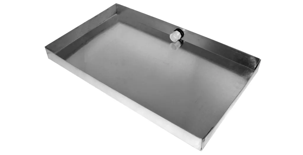 Drain Pan 28" X 58" PVC Drain Connection