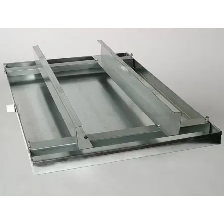 Drain Pan with Rails 26" X 60" PVC Drain Connection