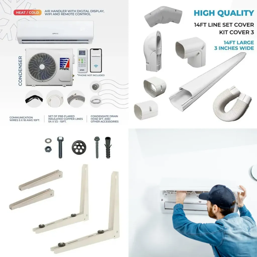 PRIME - Mini Split 24000 BTU + Installation + All Accesories
